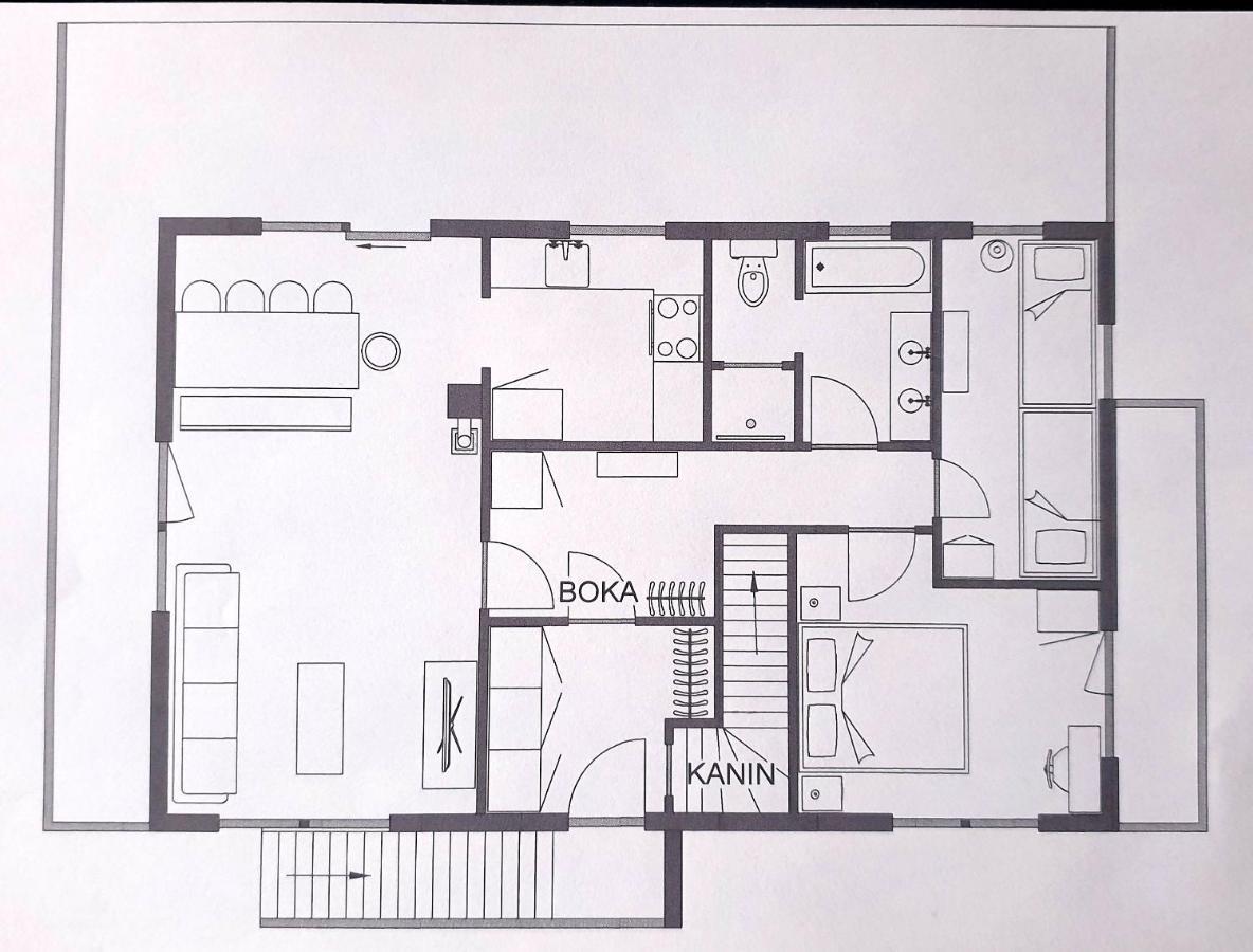 Hisa Lojz Apartment Zaga Exterior photo